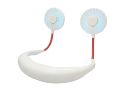 Ventilador RAMPOW de Pescoço com Luz Noturna 2000Mah