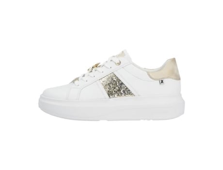 Sapatilhas de Mulher RIEKER Pele Branco (36)