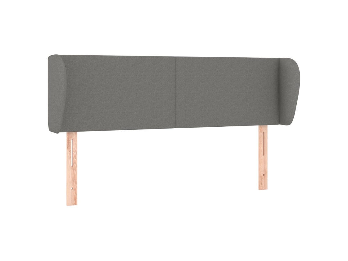 Headboard, Headboards Vidaxl Cinzeto Tecido (147 X 23 X 78/88 Cm)