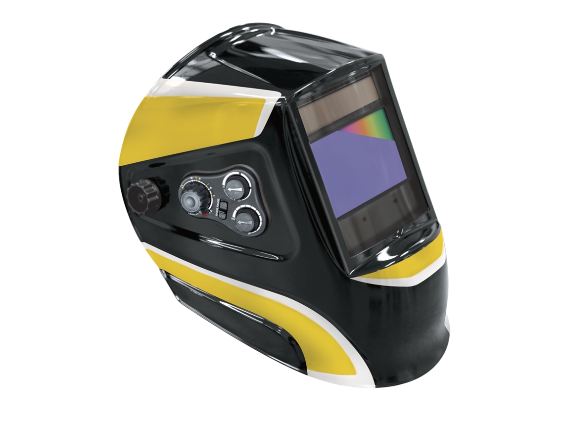 GYS 068667 Ergotech+ Lcd Máscara 5/9-9/13 Preta Verdadeira Cor