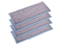 Conjunto de 4 mop reutilizáveis Nova Line, laváveis, compatíveis com Braava Jet M6134