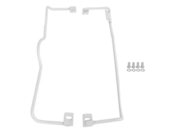 Omni-marco Protector De Acero Inoxidable Para Bicicleta De Equilibrio Chasis De Patinete Autoestable Xiaomi Ninebot Blanco