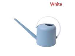 Regador de Boca Longa de 1800ml para Uso Doméstico, Ideal para Irrigação com Água Engarrafada, Cor Branca AQUAFORGE