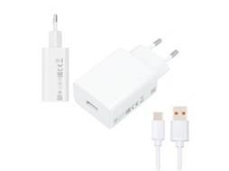 Kit Carregador Turbo Fast Charge 33W 3A Usb Cabo de Carga Turbo Fast Charge 5A Type-C 1M Xiaomi Poco F2 Pro