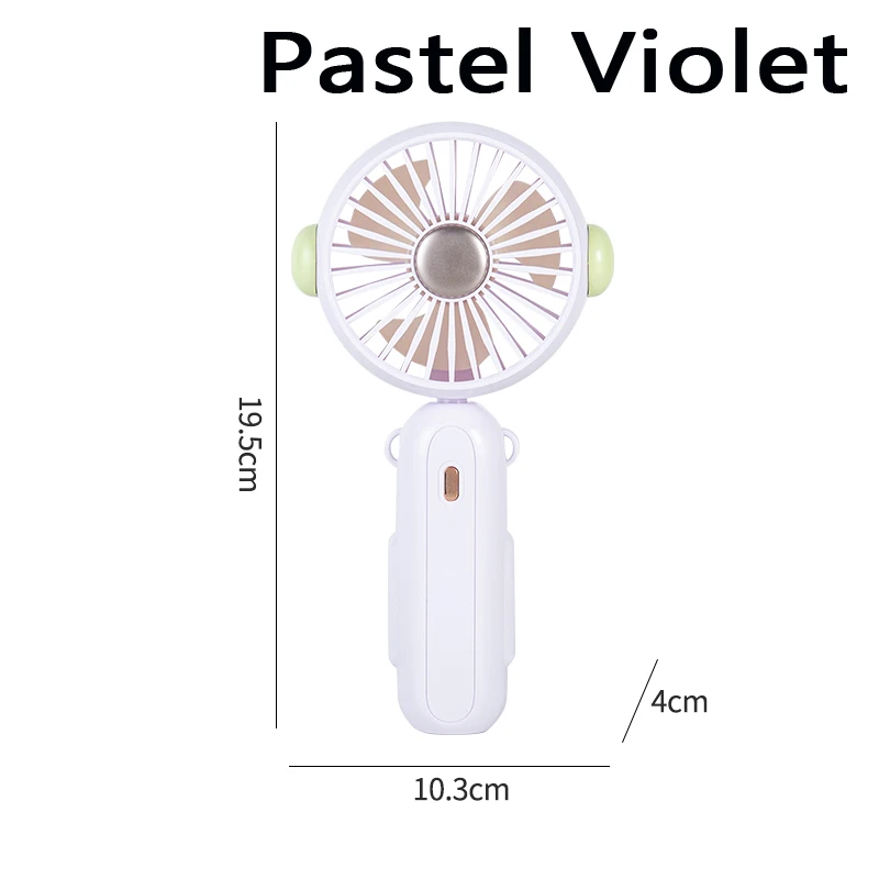 Mini ventilador de mesa MDUG branco com função umidificação