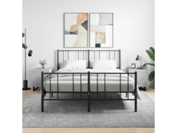 Vidaxl Mesa Cabeceira 2pcs 40x40x50 Cm Derivados Madeira Cinza Cimento