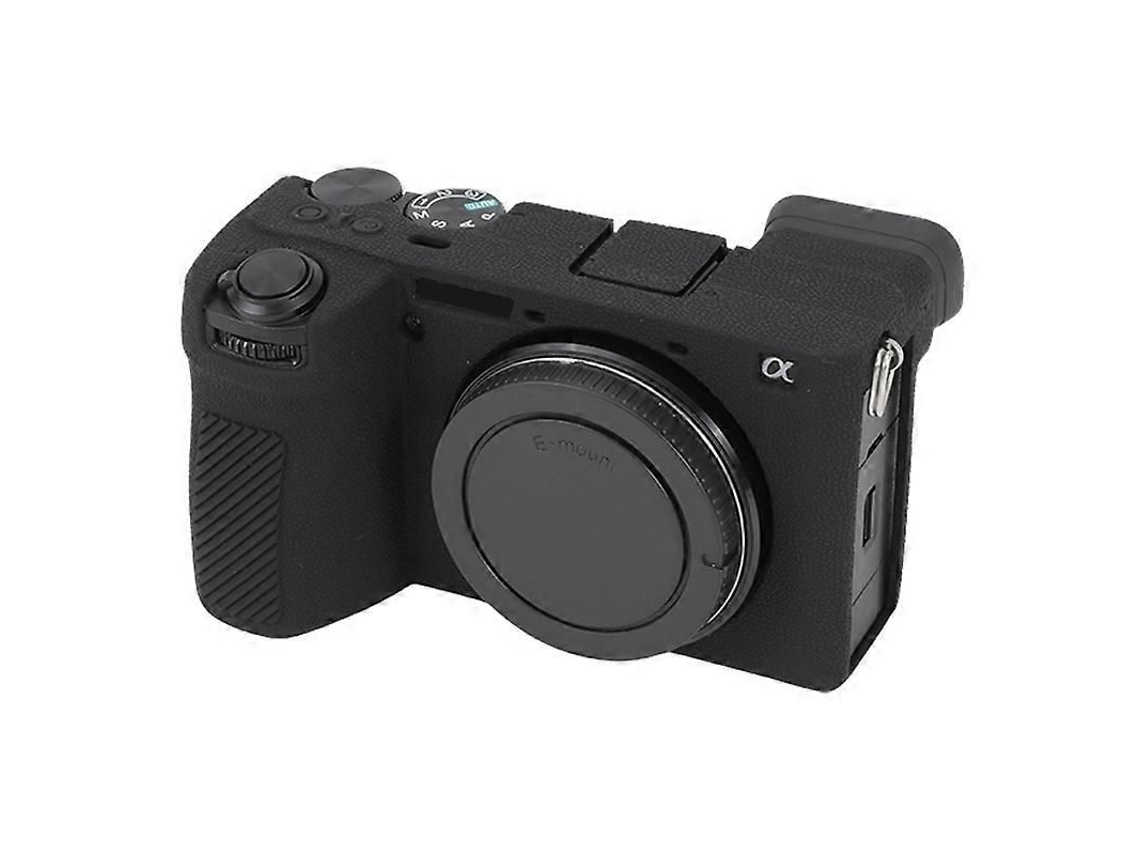 Capa De Silicone Com Textura De Lichia Para Sony Ilce-6700 / A6700