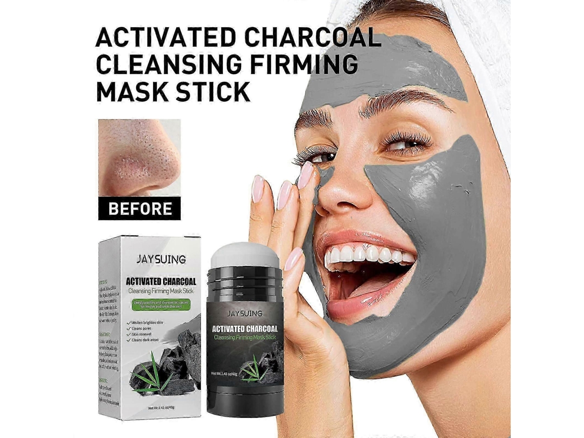 Máscara em Bastão de Carvão Ativado para Limpeza Profunda Dos Poros, Remoção de Cravos e Acne, Nutritiva e Minimizadora de Poros. TAISHENGDA