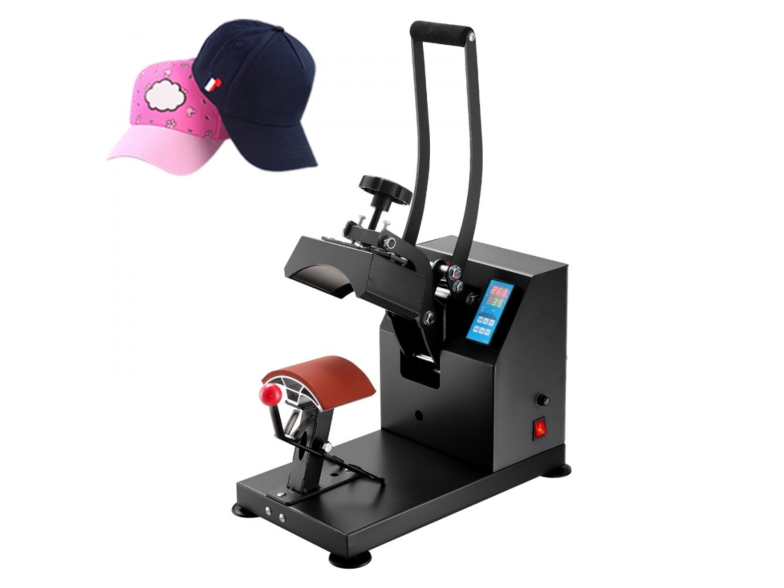 Prensa Térmica Digital Para Bonés 9x14cm Com Controlo Led Tekmaquinas