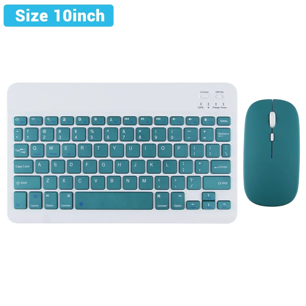Teclado Sem Fio Greenland de 10 Polegadas e Conjunto de Teclado para Dispositivos Ios e Android MDUG (tailandês e Inglês)