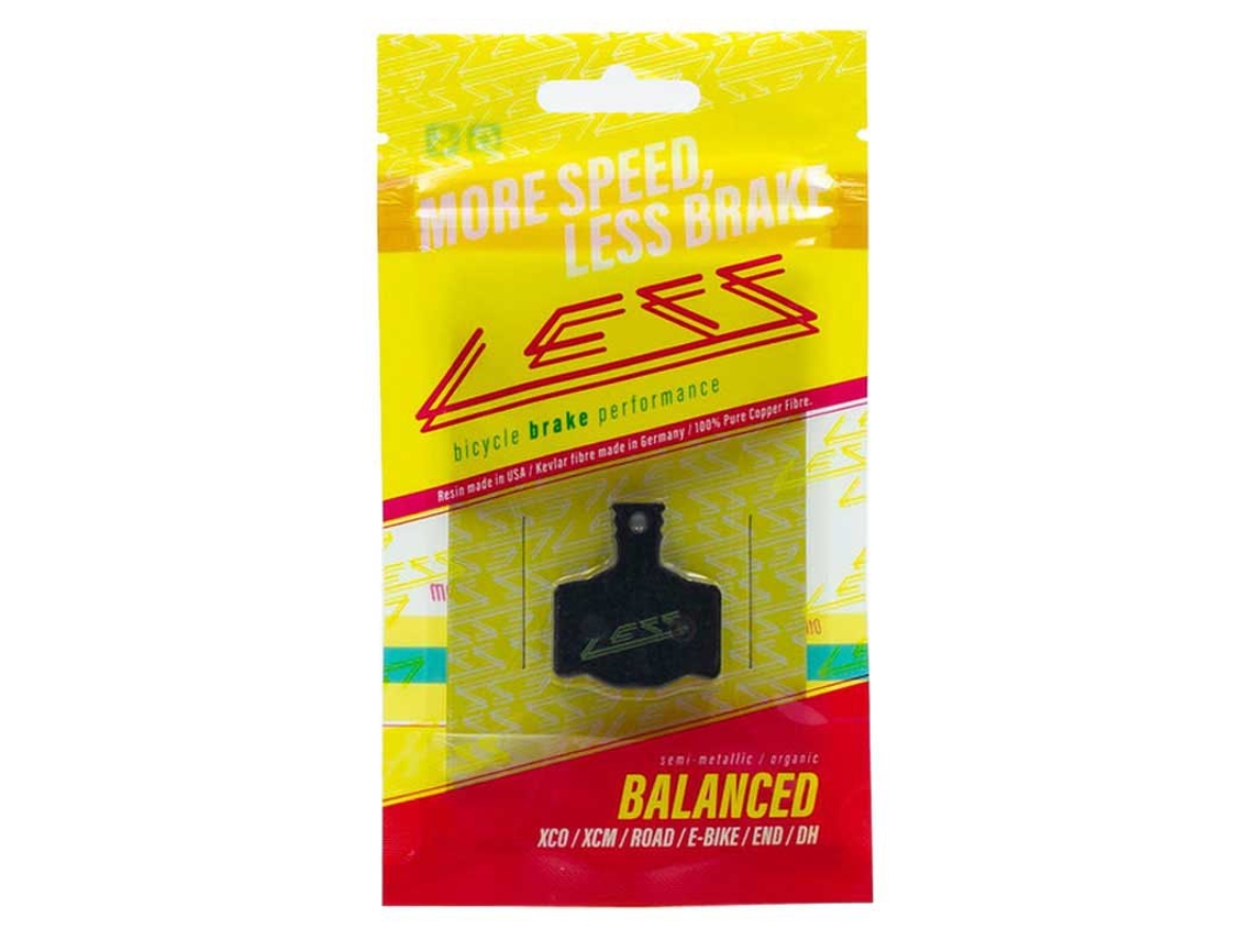 Pastilhas Travão Disco Orgânicas Balanced Magura Mt2/Mt4/Mt6/Mts 30 Peças Douradoless