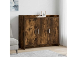Vidaxl Buffet Carvalho Fumado 98,5 X 33 X 80 Cm Derivados De Madeira