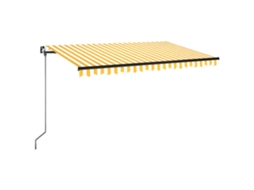 Retractable Awning, Retractable Awnings Vidaxl Amarelo Alumínio (450 X 350 Cm)