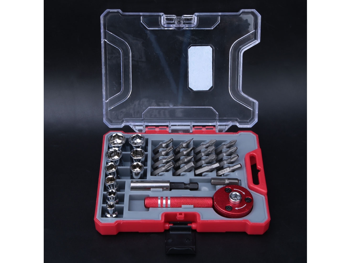 Laxiscreed Kit De Chaves De Fenda Mini Com 28 Peças, Multifuncional E Portátil Para Reparações Em Casa