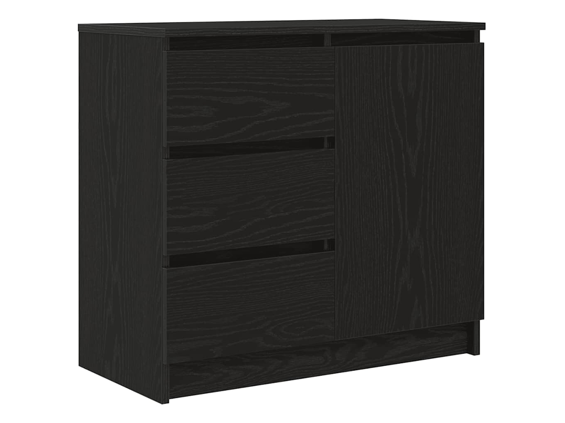Sideboard, Sideboards Vidaxl Preto Madeira Processada (n/a)