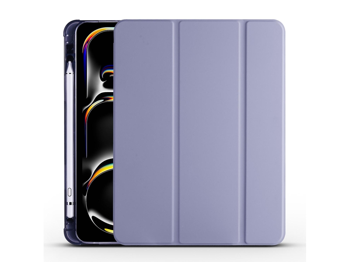 Capa De Couro Inteligente Para Tablet, Compatível Com Ipad Pro 11 (2024).