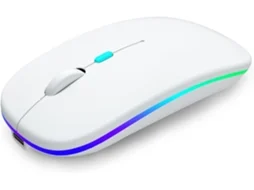 Rato Portátil Silencioso Com Portas Bluetooth 5.2 E Usb 2.4g, Compatível Com Ipad E Tablets (whili)