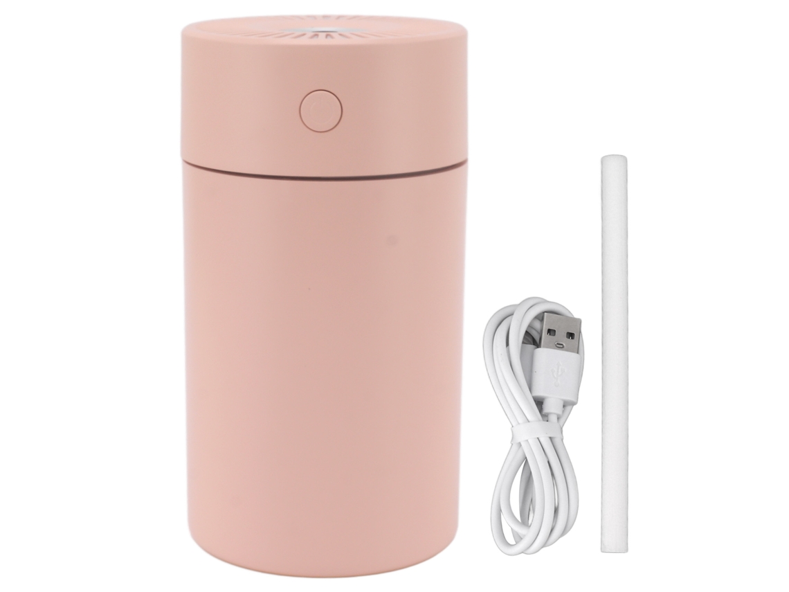 Umidificador Portátil Mini USB Luz de Noite Rosa | S/MARCA