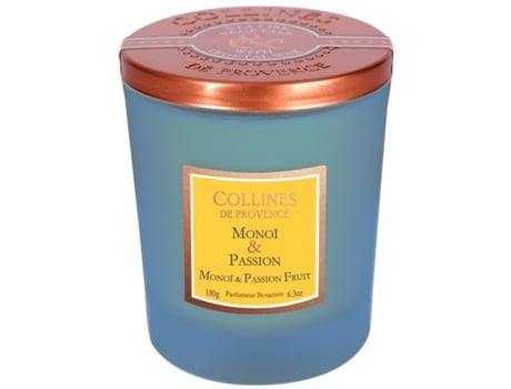 Vela Perfumada COLLINES DE PROVENCE Duos Monoi Passion Fruit 180Gr