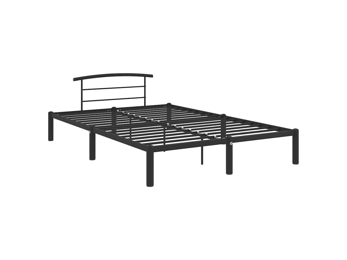Estrutura de Cama 120x200 Cm Metal Preto MAISON EXCLUSIVE