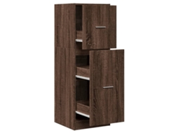 Apothecary Cabinet, Apothecary Cabinets Vidaxl Marrom Madeira Processada (40 X 41 X 118 Cm)