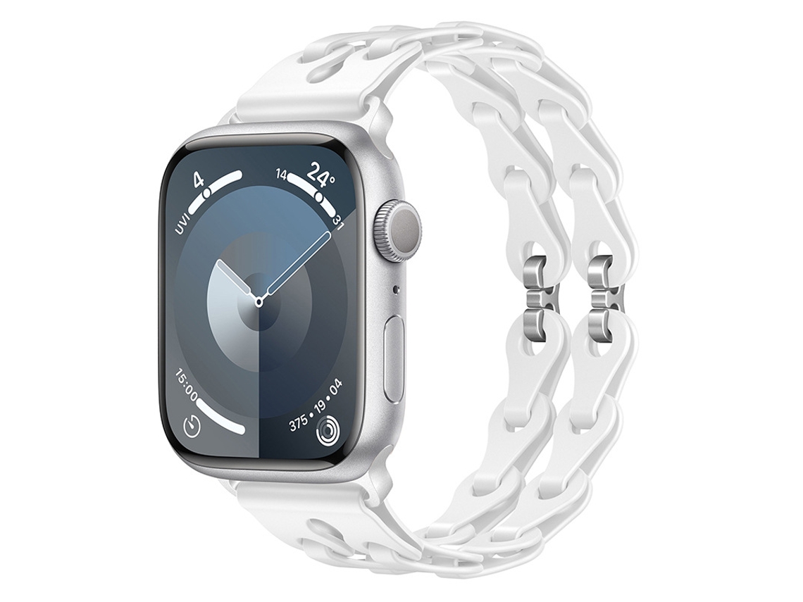 Bracelete Para Apple Watch 38/40/41/42mm Branco Cuich