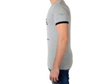 T-Shirt de Homem H' ECHBONE Hechbone Paris Cairo Cinzento (XL)