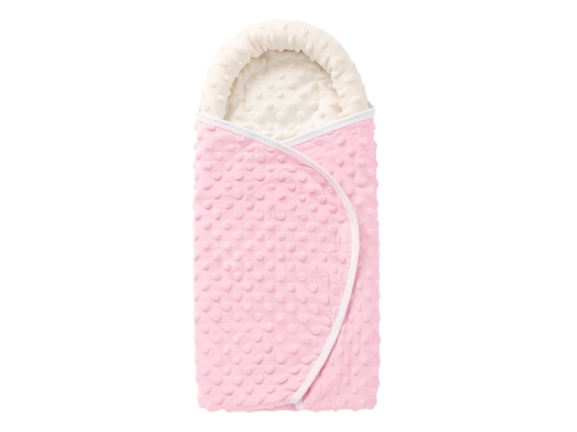 Saco De Dormir Macio Com Capuz Para Bebé, 0 A 12 Meses, Rosa Elysve