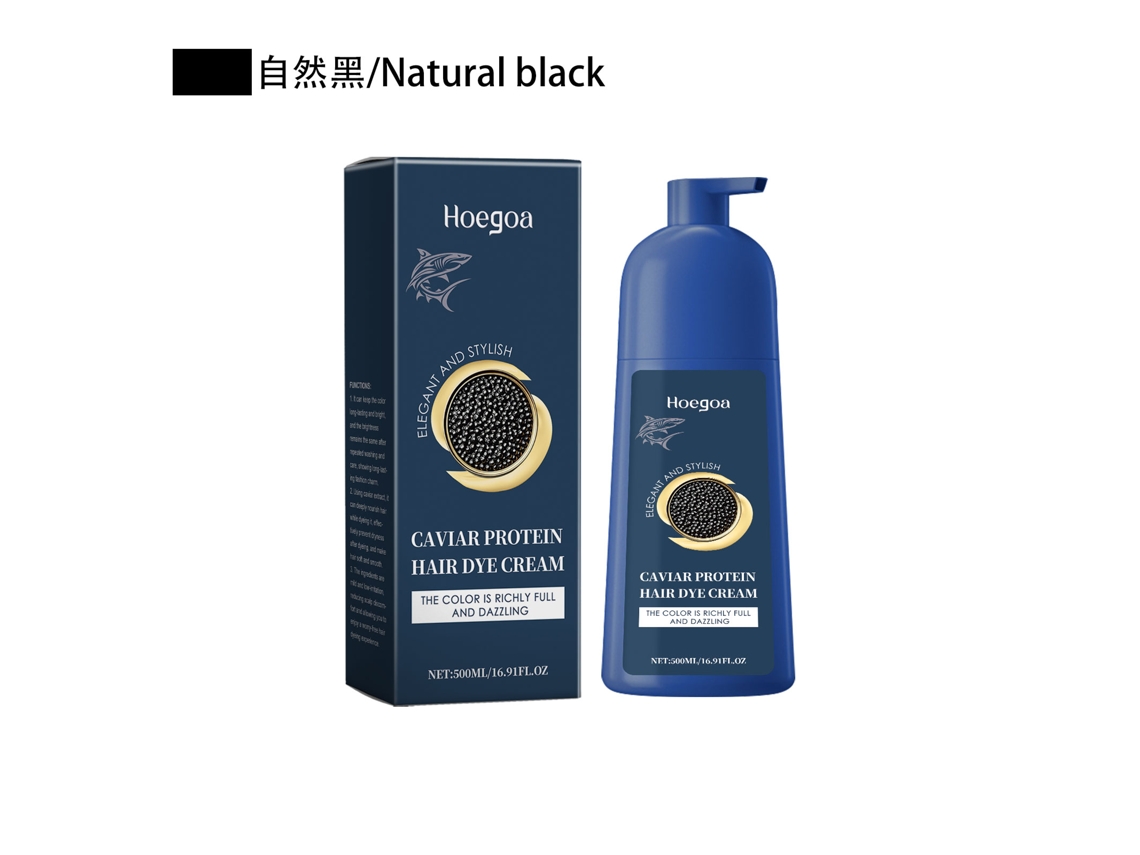Tinta de Cabelo Preta Natural LAXISCREED com Proteína Caviar, Pack de 5 Peças para Uso Doméstico