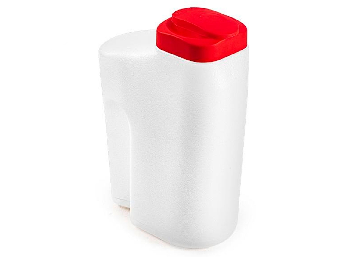 Jarro Plástico Para Servir Água, Refrigerantes, Translúcido, Geladeira, Geladeira, Cozinha, Fabricado Na Espanha (tampa Vermelha 2,5 Litros 25,5 Acan