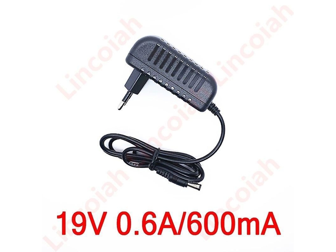 2026 carregador Adaptador 19v 0.6a/1a 19w para Aspirador de Pó, Plugue Eu, Conector 5.5 2.5mm