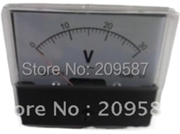 Voltímetro Analógico De Painel Cc 0-30v (dh670)