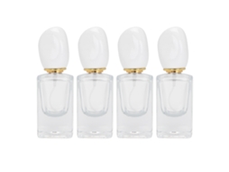Frasco de perfume de vidro recarregável de 30ml para viagem.