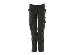 Calças Grandes Com Bolsos Para Joelheiras Accelerate 18088 Preto 38 / 32 MASCOT