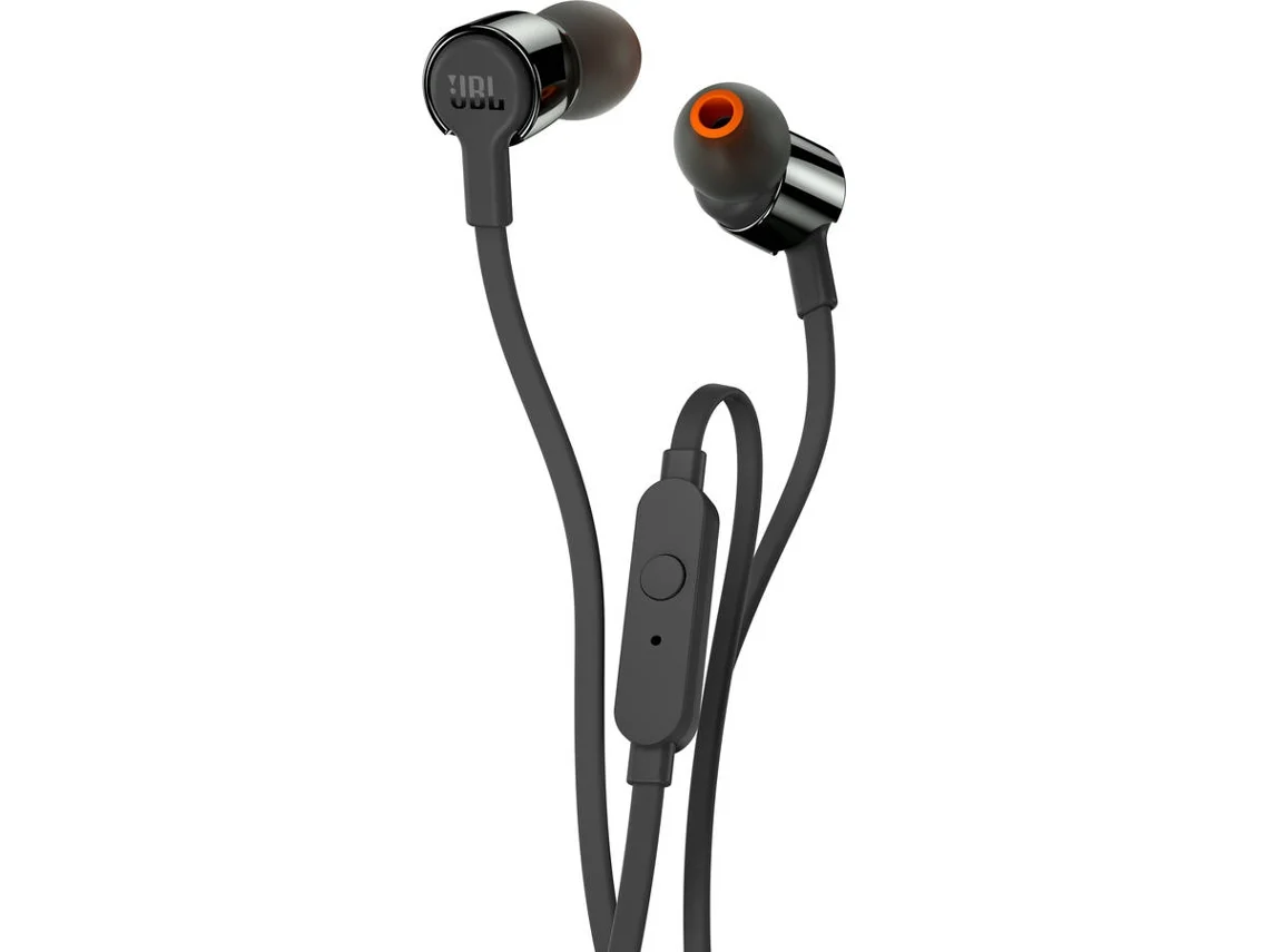 Auriculares com Fio JBL T 210 (Outlet Caixa Aberta - In Ear - Microfone - Preto)