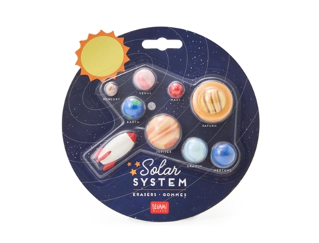 Conjunto 9 Borrachas Solar System