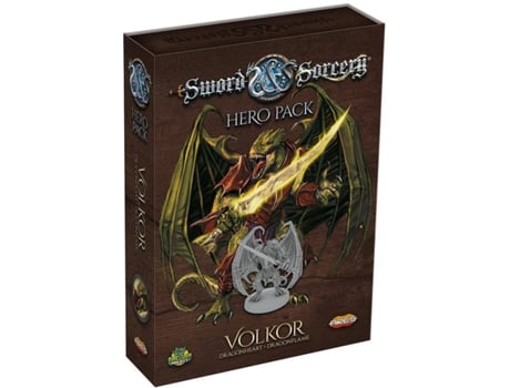 Acessórios para Jogos de Tabuleiro ARES GAMES Sword & Sorcery: Volkor Hero Pack (Idade Mínima: 13 Anos)