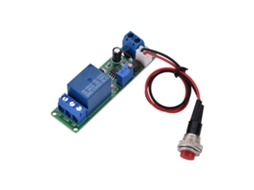 Módulo de Temporizador Veloriskku 12V com Retardo de 1-10s