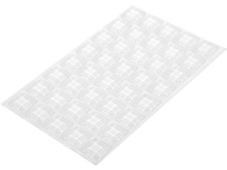Shineofi Batentes De Porta Silicone, Protetores De Parede, Almofadas Autoadesivas Para Móveis, Formato Trapezoidal