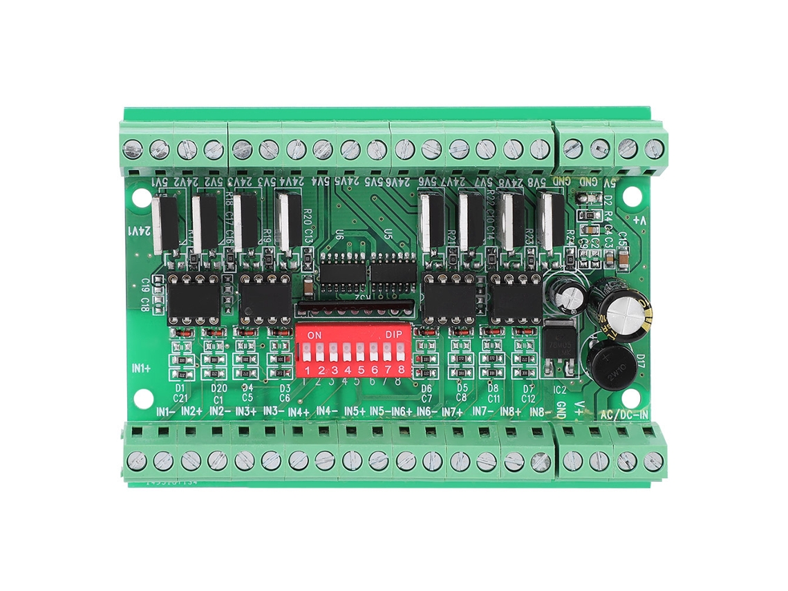 Conversor de Sinal HKJ NPN/PNP 8 canais 5V/24V 10MHz