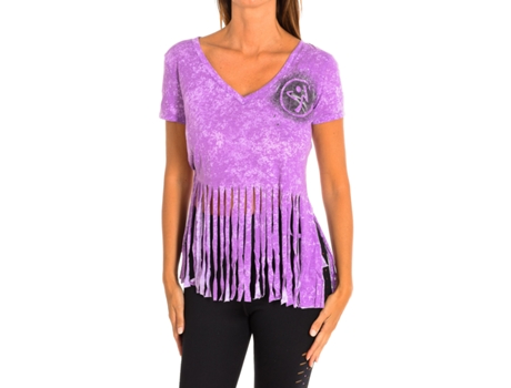 T-Shirt de Mulher ZUMBA Roxo (L)