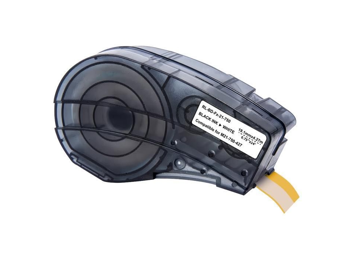 Compatível com Ruban, Phonillico®, M21, 750 427, Branco/ Transparente, 19, 1 Mm X 4, 27 M BRILVIBERA