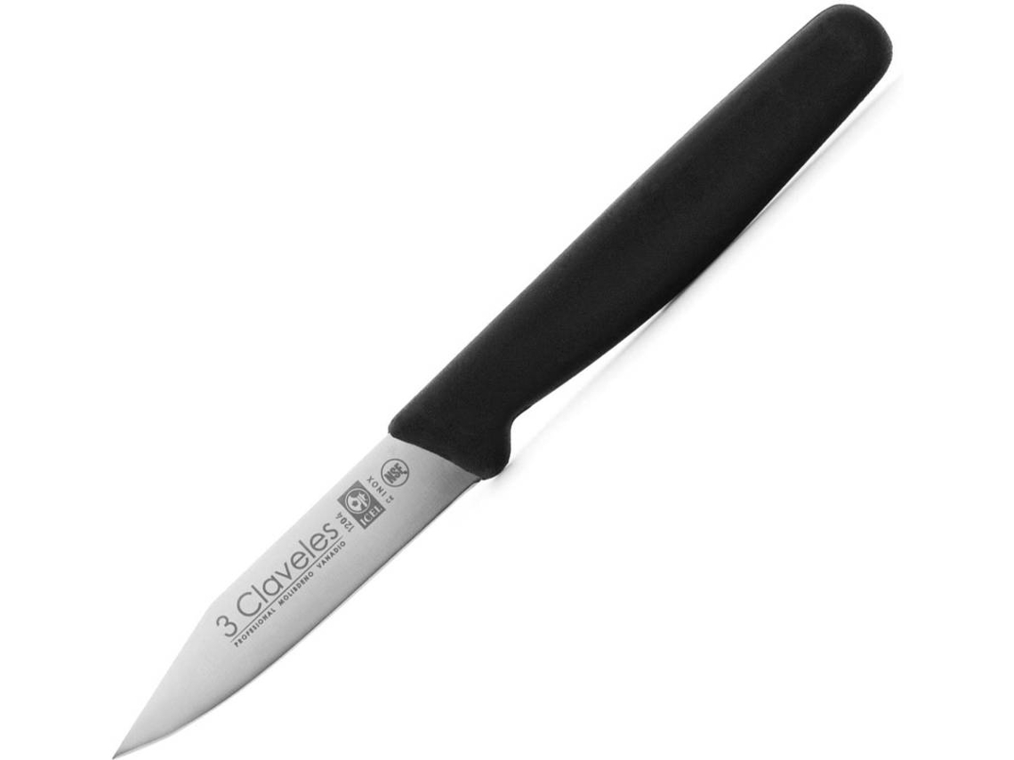 Faca de Cozinha 3 CLAVELES (Aço Inox - 8 cm - 3'')