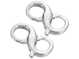 2 Fivelas De Joia De Metal Com Garras Duplas