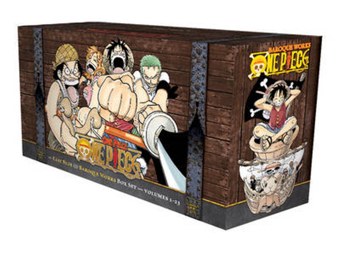 Livro One Piece Box Set 1 East Blue and Baroque Works de Eiichiro Oda (Inglês)