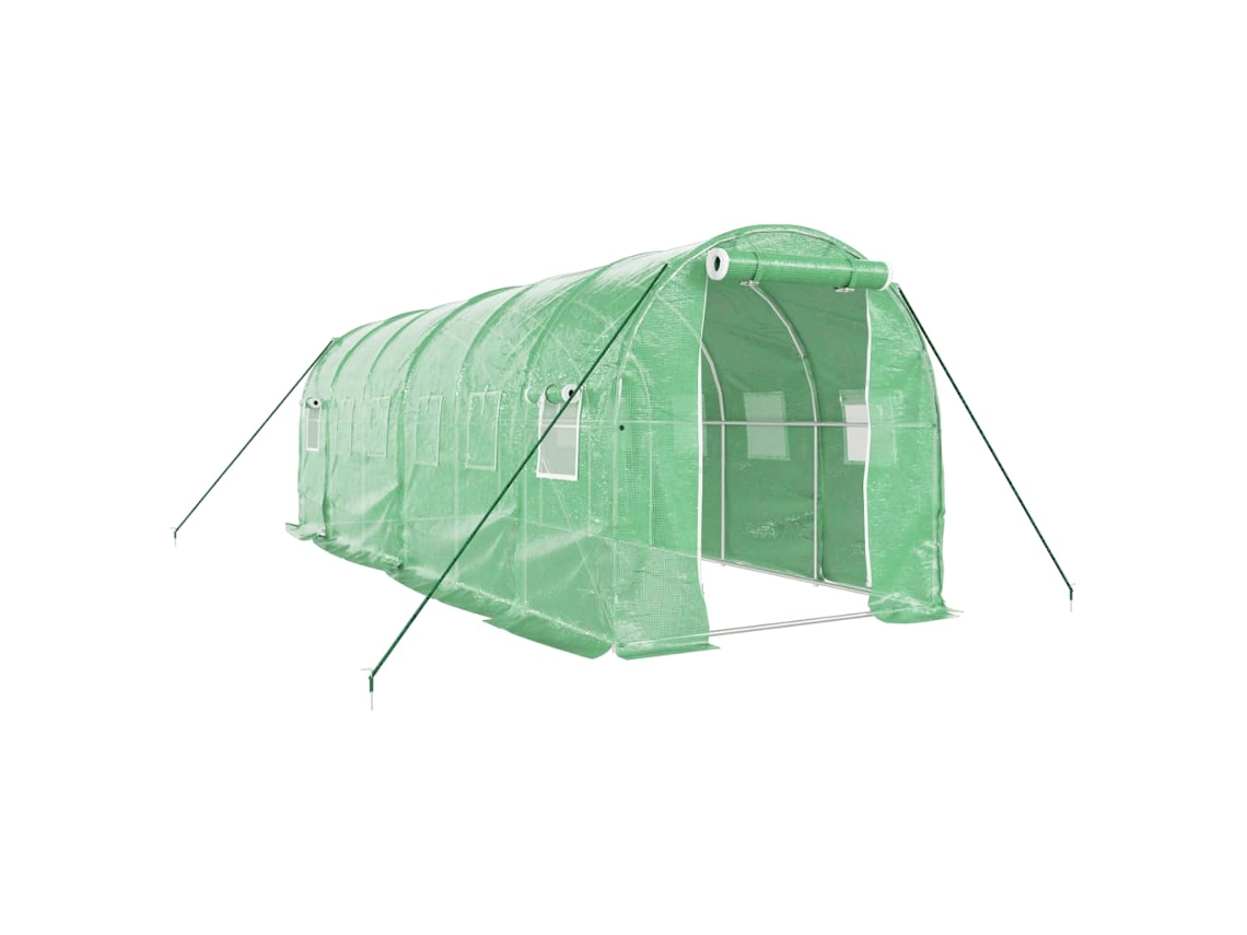 Estufa com Estrutura de Aço 12 M² 6x2x2 M Verde MAISON EXCLUSIVE