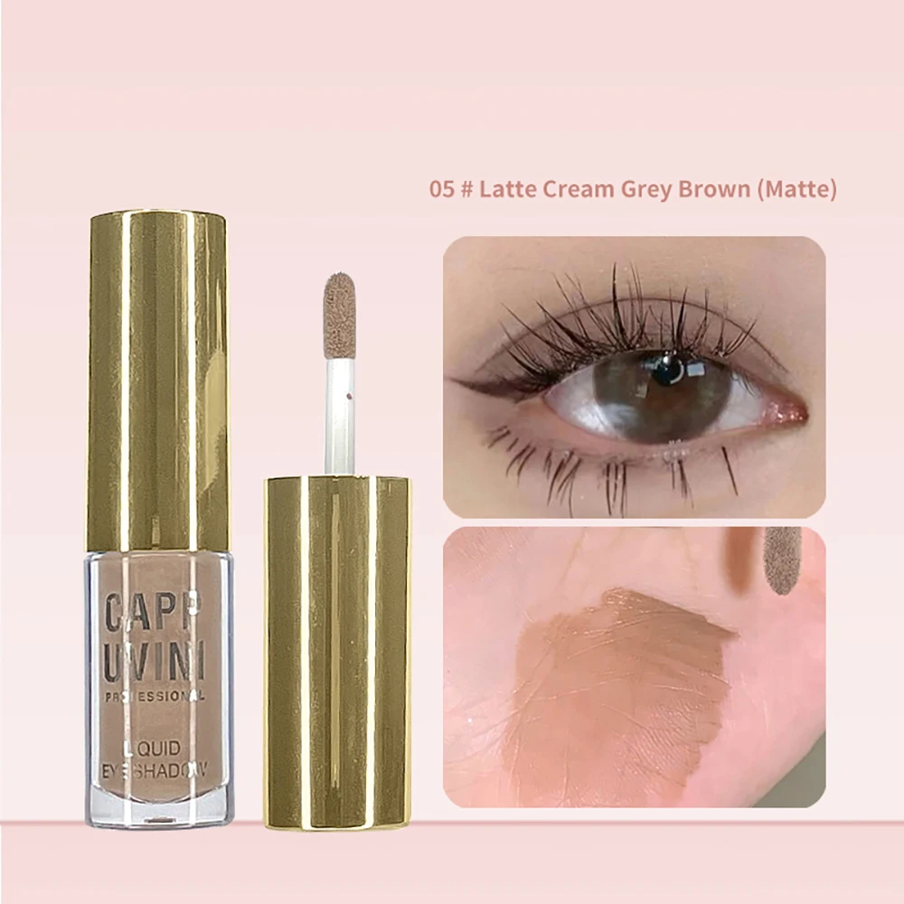 Sombra Líquida Para Olhos, Acabamento Matte, Perolado, Brilho Fino, Longa Duração.