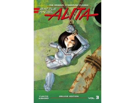 Livro Battle Angel Alita Deluxe Edition 3 de Yukito Kishiro (Inglês)
