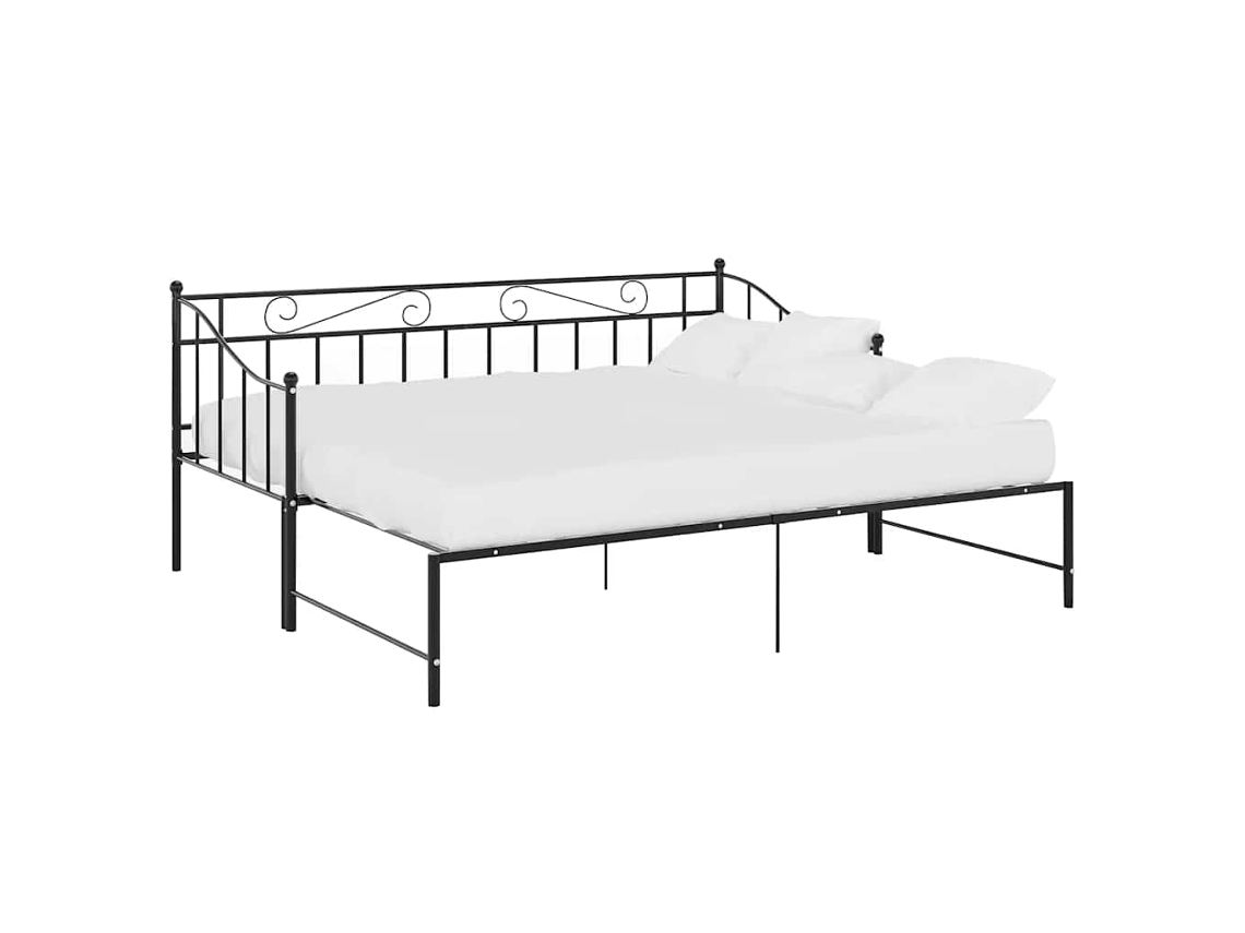 Sofa Bed Frame, Sofa Bed Frames Vidaxl Preto Metal (n/a)