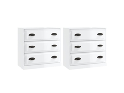 Sideboard, Sideboards Vidaxl Branco Madeira Processada (n/a)